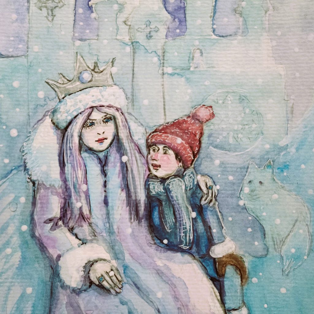 Schneekönigin - vintage / snow queen