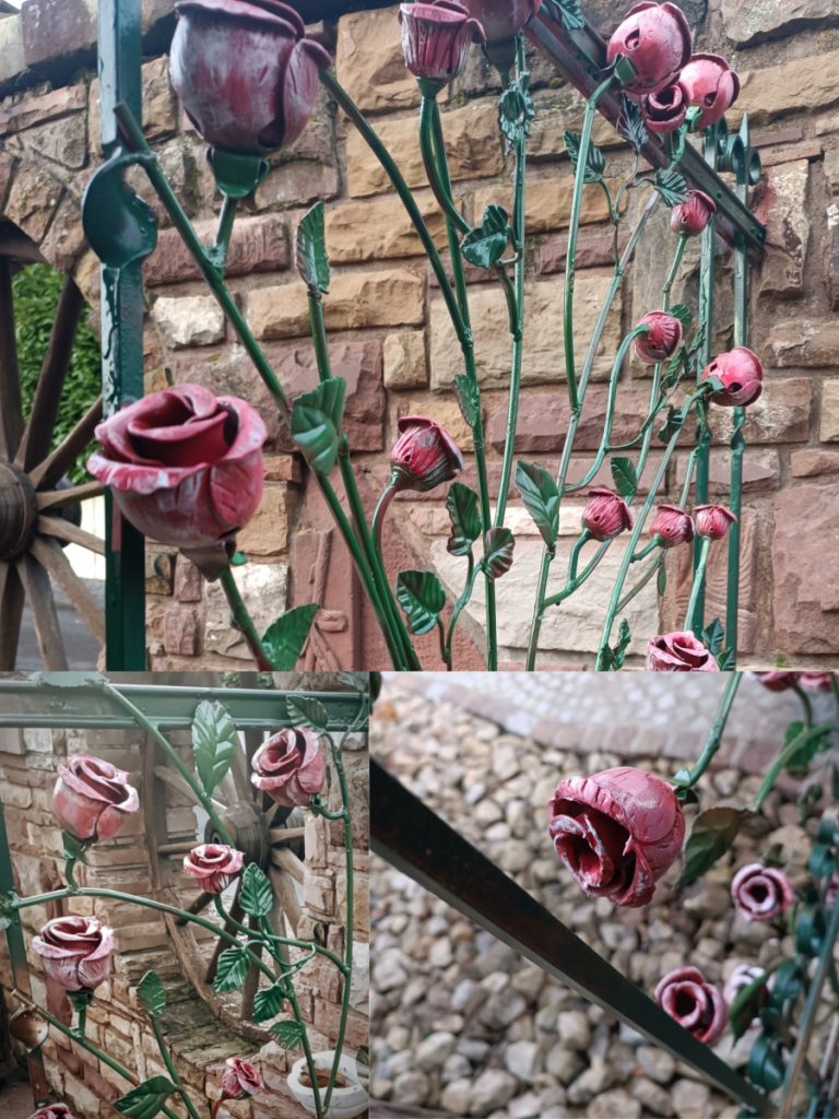 Bemalung des Rosentors